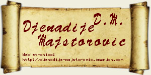Đenadije Majstorović vizit kartica